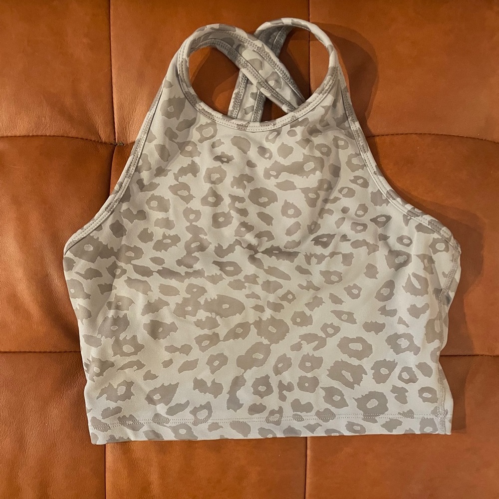 Beyond Yoga cropped tank built in bra